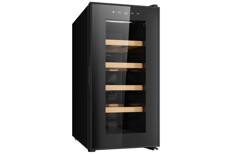 Vinkøler til 10 flasker med LED-belysning - Husholdning - Hvidevarer - Køleskabe & frysere - Køleksab - Vinkøler