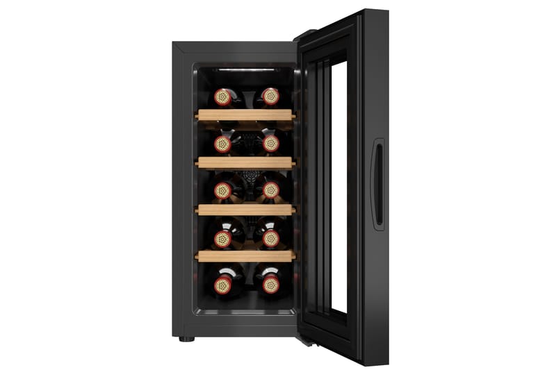 Vinkøler til 10 flasker med LED-belysning - Husholdning - Hvidevarer - Køleskabe & frysere - Køleksab - Vinkøler