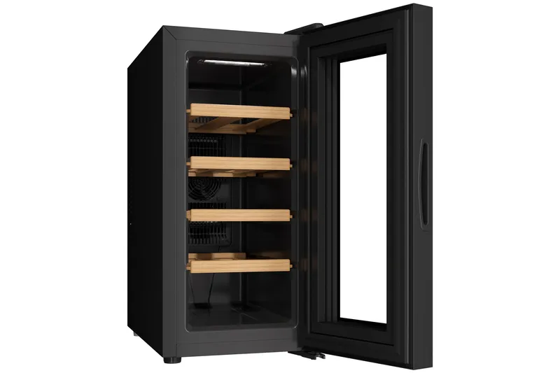 Vinkøler til 10 flasker med LED-belysning - Husholdning - Hvidevarer - Køleskabe & frysere - Køleksab - Vinkøler