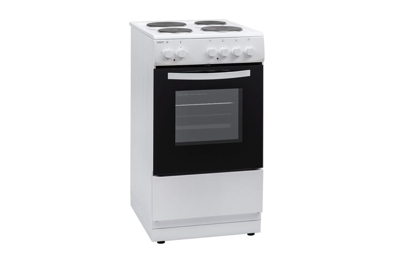 Unit UEC-5006 Komfur Støbejern 50cm Hvid - Husholdning - Hvidevarer - Komfur