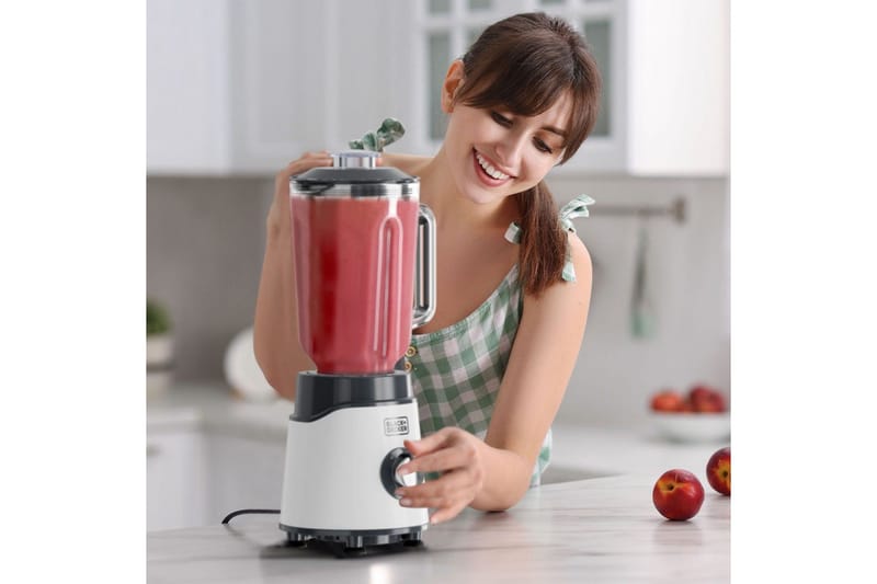 Blender Black+Decker 750W Hvid - Hvid - Husholdning - Køkkenmaskiner - Blande & hakke