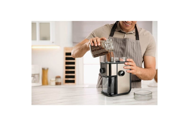 Elektrisk Kaffekværn Black+Decker 150W - Grå - Husholdning - Køkkenmaskiner - Kaffemaskine & kaffetilbehør
