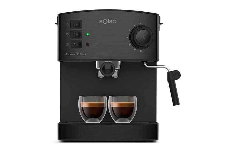 Espressomaskine Solac Taste Classic M80 Inox Sort - Sort - Husholdning - Køkkenmaskiner - Kaffemaskine & kaffetilbehør