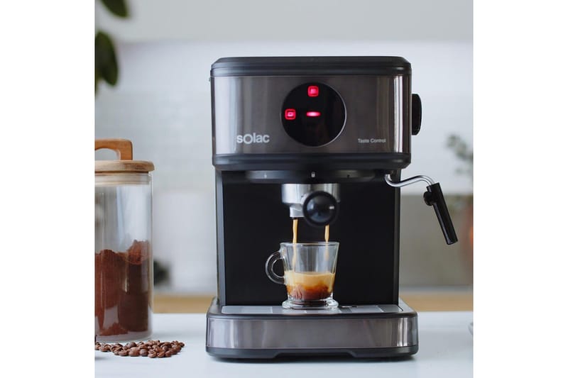 Espressomaskine Solac Taste Control 850W - Sort - Husholdning - Køkkenmaskiner - Kaffemaskine & kaffetilbehør - Espressomaskine