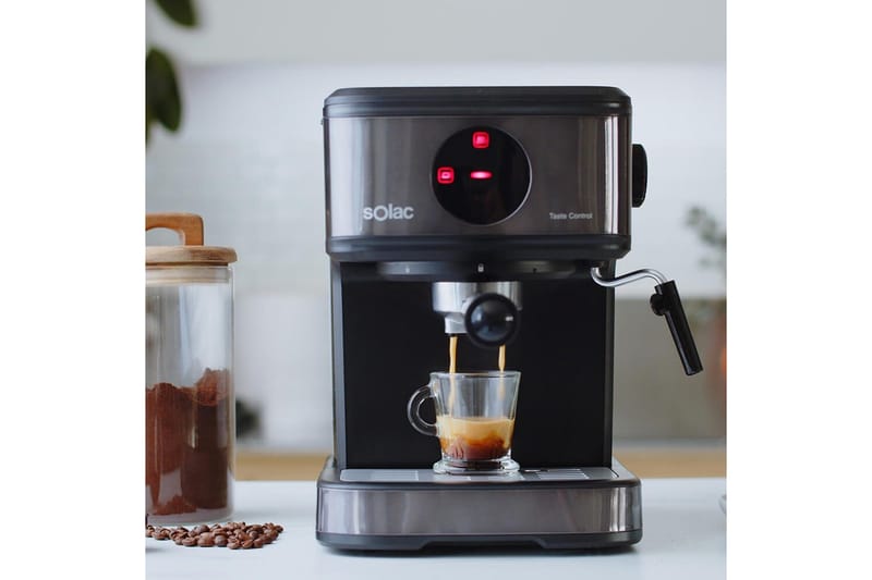 Espressomaskine Solac Taste Control 850W - Sort - Husholdning - Køkkenmaskiner - Kaffemaskine & kaffetilbehør