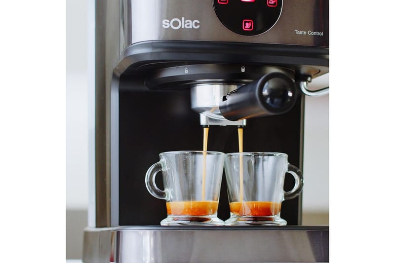 Espressomaskine Solac Taste Control 850W - Sort - Husholdning - Køkkenmaskiner - Kaffemaskine & kaffetilbehør