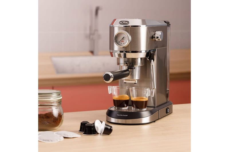 Espressomaskine Solac Taste Slim Pro Cap - Husholdning - Køkkenmaskiner - Kaffemaskine & kaffetilbehør