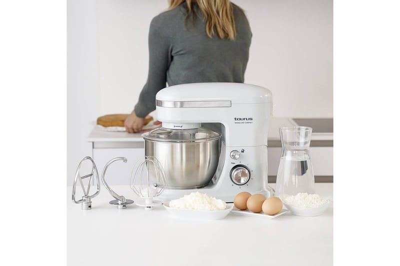 Køkkenmaskine Taurus Mixing Chef Compact 4L Hvid - Husholdning - Køkkenmaskiner - Blande & hakke