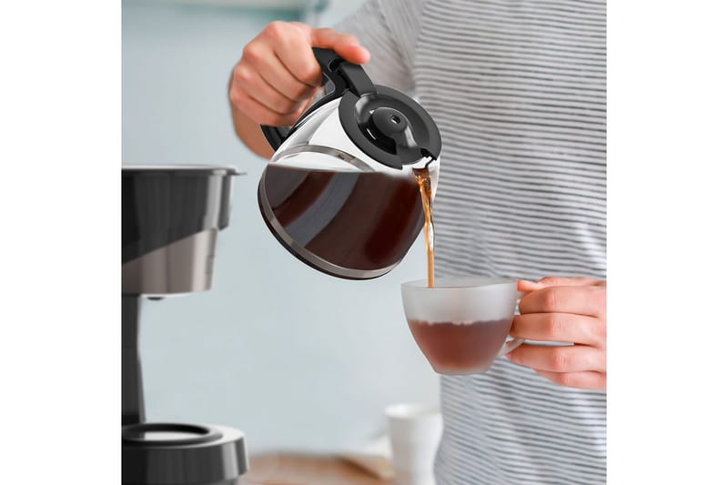 Kaffemaskine Black+Decker 12 Kopper - Sølv - Husholdning - Køkkenmaskiner - Kaffemaskine & kaffetilbehør
