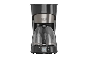Kaffemaskine Black+Decker LCD 12 Kopper - Sølv - Husholdning - Køkkenmaskiner - Kaffemaskine & kaffetilbehør - Kaffebrygger