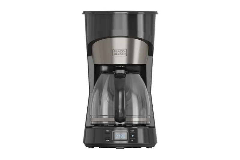 Kaffemaskine Black+Decker LCD 12 Kopper, Sølv