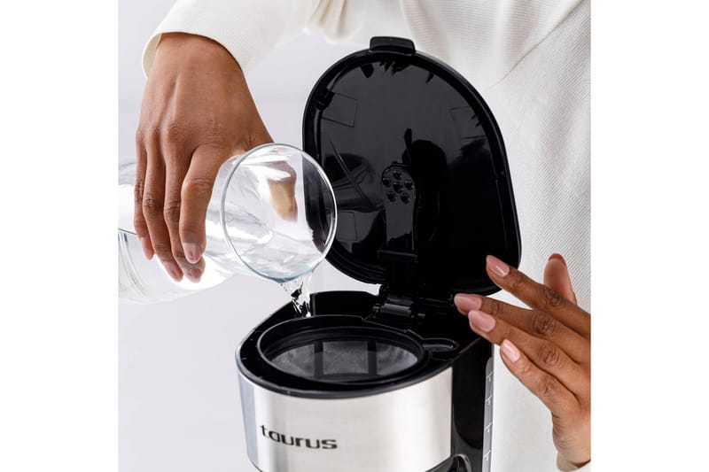 Kaffemaskine Taurus Verona 6 Kopper Inox - Sort||Sølv - Husholdning - Køkkenmaskiner - Kaffemaskine & kaffetilbehør