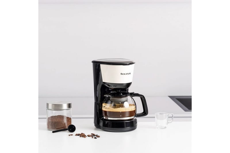 Kaffemaskine Taurus Verona Vintage 12 Kopper - Cremevhid - Husholdning - Køkkenmaskiner - Kaffemaskine & kaffetilbehør - Kaffebrygger