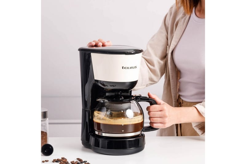 Kaffemaskine Taurus Verona Vintage 12 Kopper - Cremevhid - Husholdning - Køkkenmaskiner - Kaffemaskine & kaffetilbehør