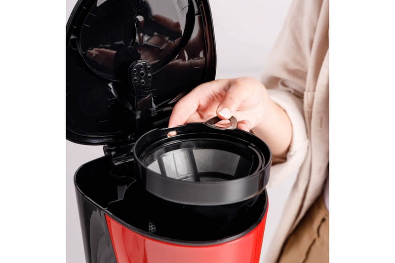 Kaffemaskine Taurus Verona Vintage 12 Kopper - Rød - Husholdning - Køkkenmaskiner - Kaffemaskine & kaffetilbehør