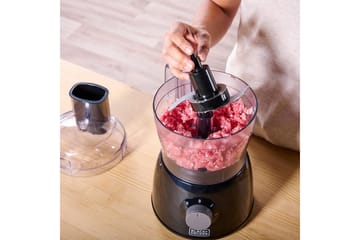Madprocessor Black+Decker 600W Sort - Sort - Husholdning - Køkkenmaskiner - Blande & hakke