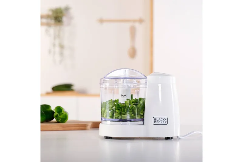 Minihakker Black+Decker 120W - Hvid - Husholdning - Køkkenmaskiner - Skære & knuse