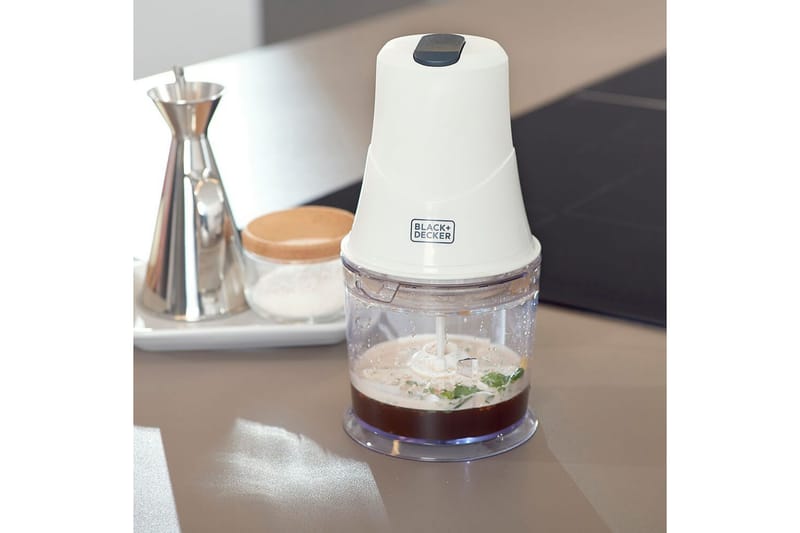 Minihakker Black+Decker 260W Hvid - Husholdning - Køkkenmaskiner - Blande & hakke