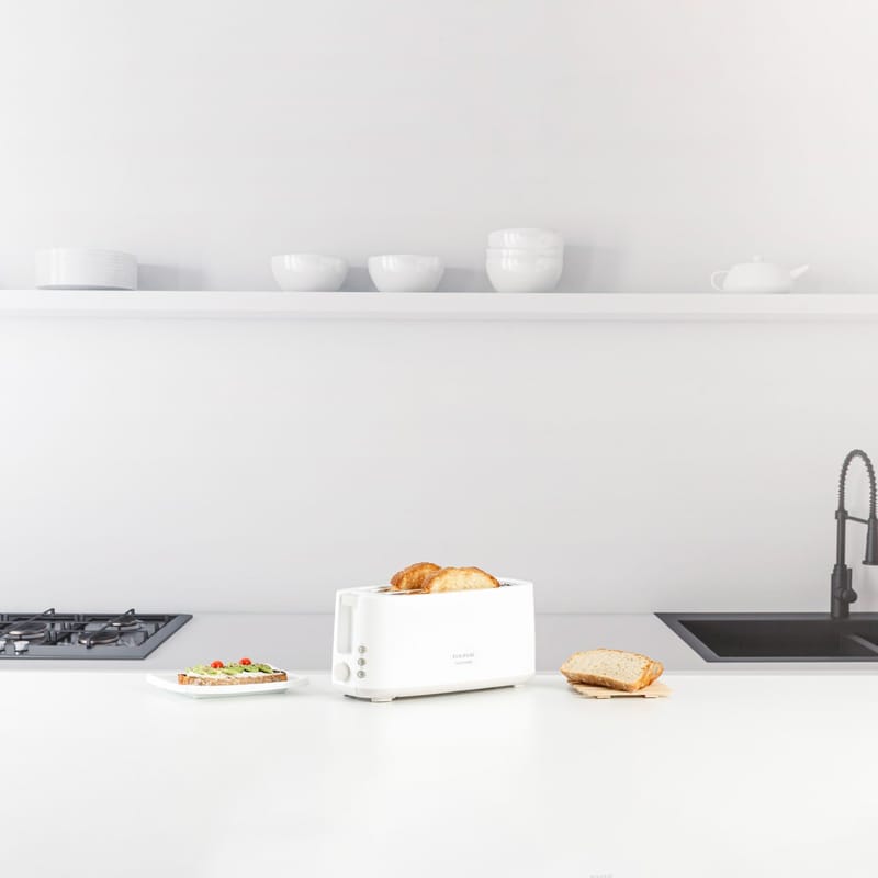 Brødrister Taurus Toastissimo Lang sprække Hvid - hvid - Husholdning - Køkkenmaskiner - Opvarming & koge