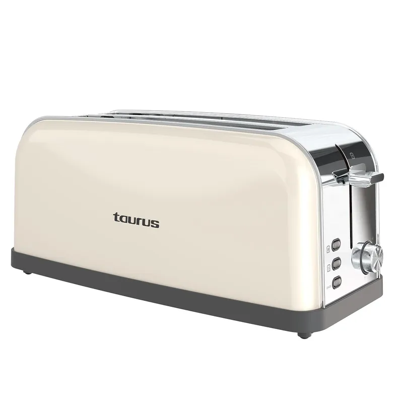 Brødrister Taurus Vintage Cream Langt rum, creme