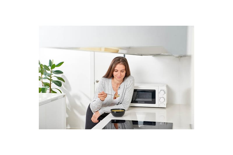 Mikroovn Black+Decker 700W 20L Hvid - Hvid - Husholdning - Køkkenmaskiner - Opvarming & koge