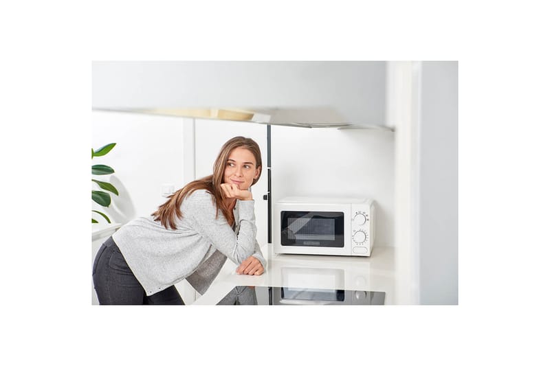 Mikroovn Black+Decker 700W 20L Hvid - Hvid - Husholdning - Køkkenmaskiner - Opvarming & koge