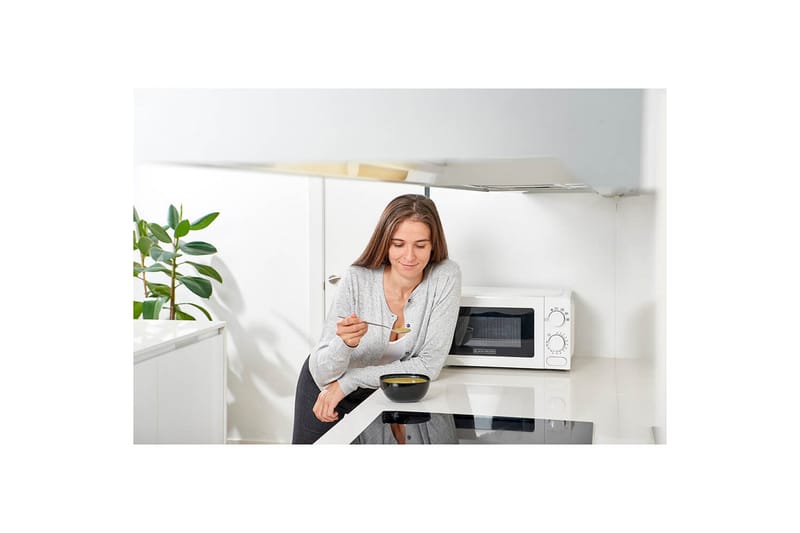 Mikroovn Black+Decker 700W 20L Hvid - Hvid - Husholdning - Køkkenmaskiner - Opvarming & koge