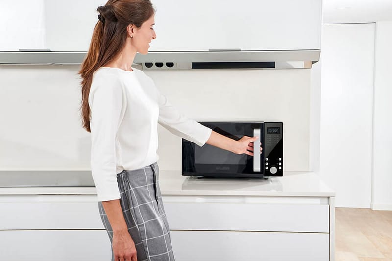 Mikroovn Black+Decker Digital 900W 23L Sort - Sort - Husholdning - Køkkenmaskiner - Opvarming & koge