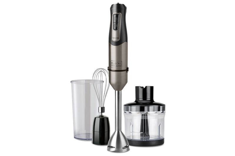 Stavblendersæt Black+Decker Børstet 1200W - Husholdning - Køkkenmaskiner - Blande & hakke