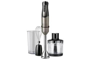 Stavblendersæt Black+Decker Brushed 1200W - Koksgrå|Sort - Husholdning - Køkkenmaskiner - Blande & hakke
