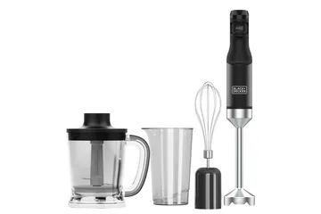 Stavblendersæt Black+Decker Sort 1500W - Sort - Husholdning - Køkkenmaskiner - Blande & hakke