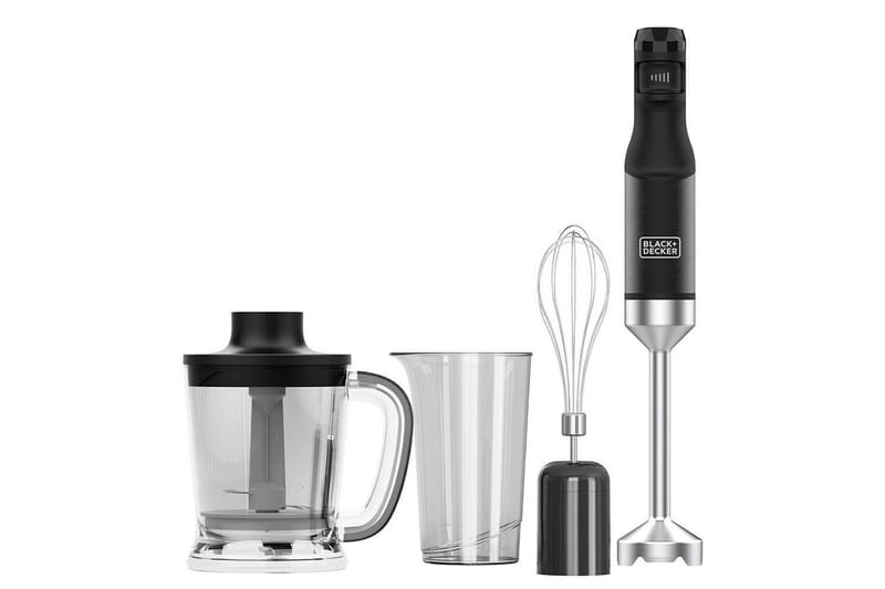 Stavblendersæt Black+Decker Sort 1500W - Husholdning - Køkkenmaskiner - Blande & hakke