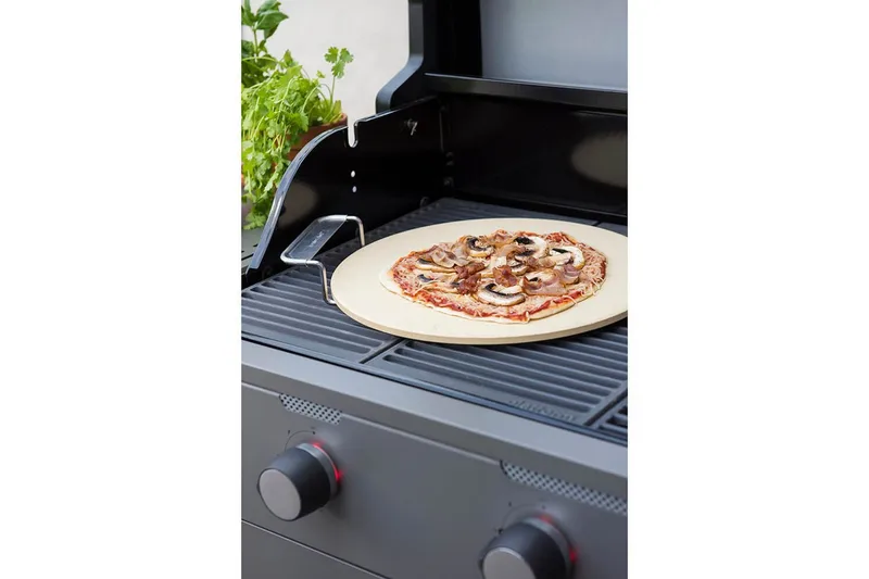 Pizzasten Mustang Sapphire 35 cm - Beige - Husholdning - Madlavning & Bagning - Bageredskaber - Bage & pizzasten