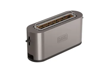 Brødrister Black+Decker 1 rum i rustfrit stål - Husholdning - Madlavning & Bagning - Køkkenudstyr