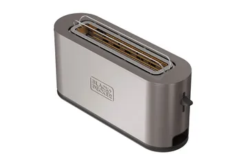 Brødrister Black+Decker 1 rum i rustfrit stål - Husholdning - Madlavning & Bagning - Køkkenudstyr
