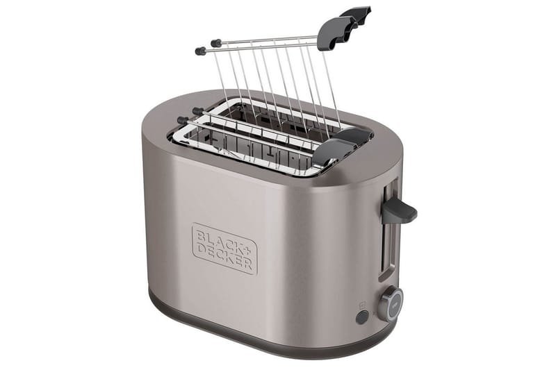 Brødrister Black+Decker 2 Rum Rustfrit 900W Stål - Husholdning - Madlavning & Bagning - Køkkenudstyr
