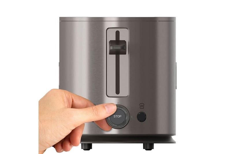 Brødrister Black+Decker 2 Rum Rustfrit Stål - Sølv - Husholdning - Madlavning & Bagning - Køkkenudstyr