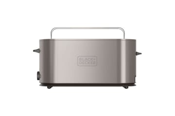 Brødrister Black+Decker 2 Rum Rustfrit Stål - Sølv - Husholdning - Madlavning & Bagning - Køkkenudstyr