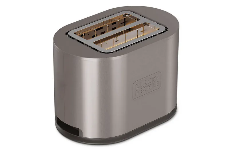 Brødrister Black+Decker 2 Rum Rustfrit Stål - Sølv - Husholdning - Madlavning & Bagning - Køkkenudstyr