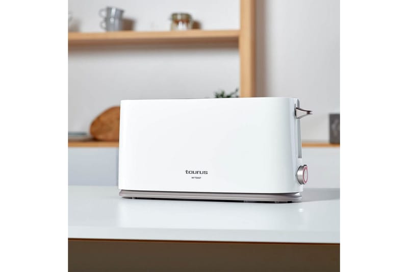 Brødrister Taurus Mytoast 1 Rum Hvid - Hvid - Husholdning - Madlavning & Bagning - Køkkenudstyr