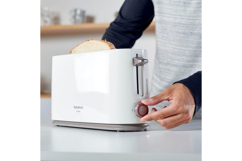 Brødrister Taurus Mytoast 1 Rum Hvid - Husholdning - Madlavning & Bagning - Køkkenudstyr