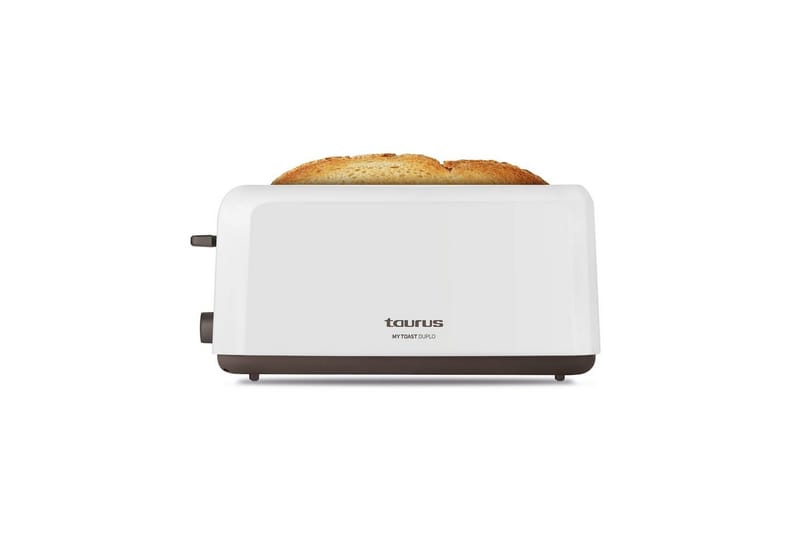 Brødrister Taurus Mytoast 2 Rum Hvid - Husholdning - Madlavning & Bagning - Køkkenudstyr