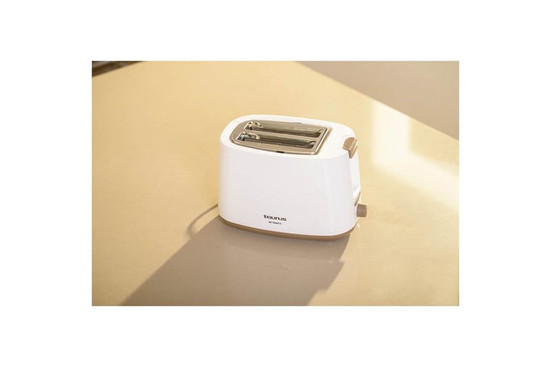 Brødrister Taurus Mytoast II 2 Rum Hvid - Sølv - Husholdning - Madlavning & Bagning - Køkkenudstyr