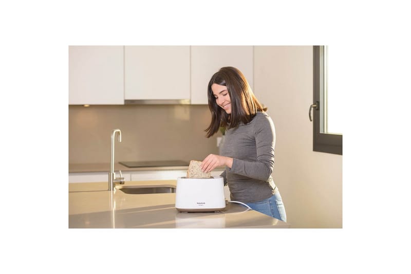 Brødrister Taurus Mytoast II 2 Rum Hvid - Sølv - Husholdning - Madlavning & Bagning - Køkkenudstyr