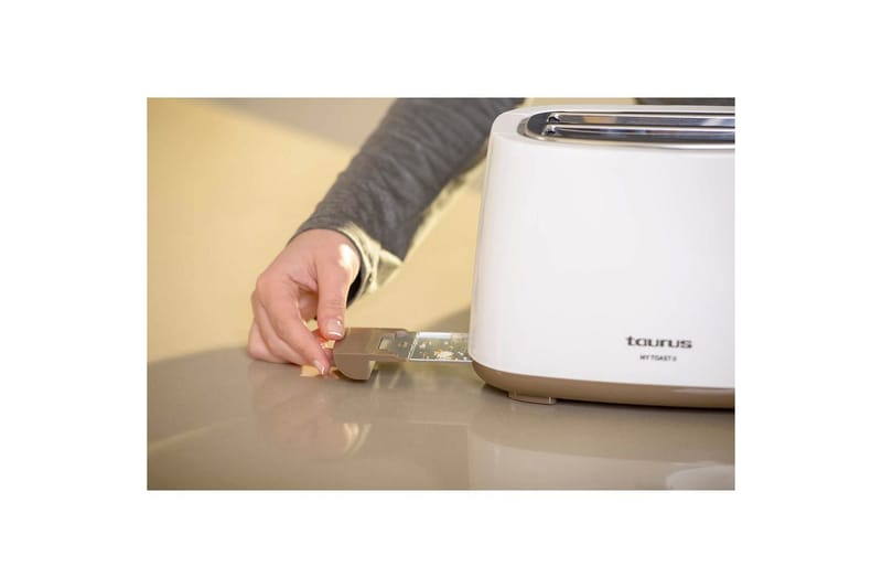 Brødrister Taurus Mytoast II 2 Rum Hvid - Sølv - Husholdning - Madlavning & Bagning - Køkkenudstyr