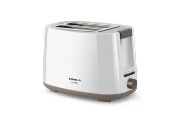 Brødrister Taurus Mytoast II 2 Rum Hvid - Sølv - Husholdning - Madlavning & Bagning - Køkkenudstyr