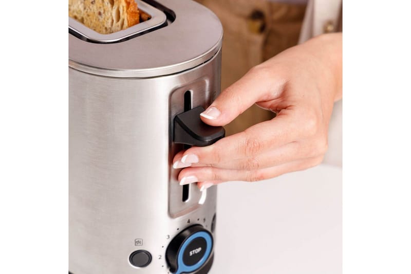 Brødrister Taurus Mytoast Legend 1 Rum Rustfrit Stål - Sølv - Husholdning - Madlavning & Bagning - Køkkenudstyr