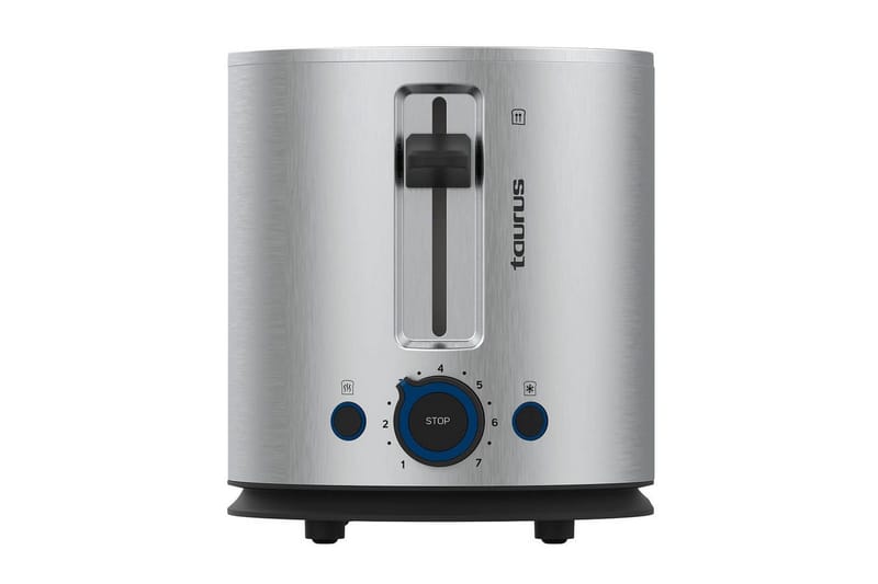 Brødrister Taurus Mytoast Legend 2 Rum Rustfrit Stål - Sølv||Krom - Husholdning - Madlavning & Bagning - Køkkenudstyr