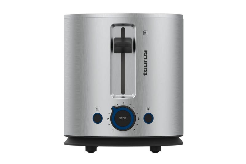 Brødrister Taurus Mytoast Legend 2 Rum Rustfrit Stål - Sølv||Krom - Husholdning - Madlavning & Bagning - Køkkenudstyr