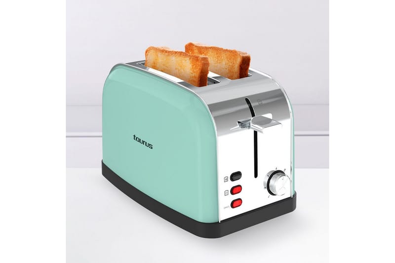 Brødrister Taurus Vintage 2 - Blå - Husholdning - Madlavning & Bagning - Køkkenudstyr